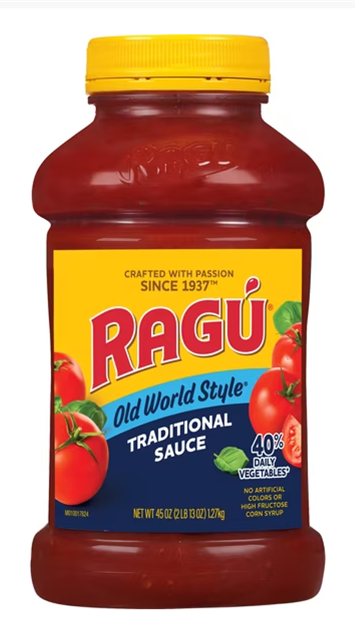 (image for) Ragu Old World Sauce Traditional 45oz
